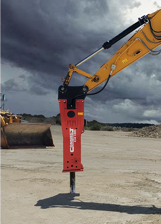 Connect Work Tools Hydraulic Breaker | Model CH205 | Tool Diameter 7.87" | 50+ Tons | For Excavator