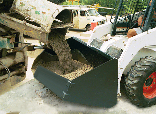 Star Industries Concrete Placement Bucket | Models 120, 125 & 122 Series | 0.25 To 0.75 cu yd | 8–30+ GPM | For Skid-Steer