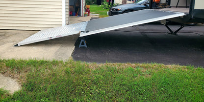 Black Widow Big Boy EZ Rizer™ Folding Motorcycle Ramp | Models TF-6048-EZ & TF-6060-EZ | Size 48" & 60" Wide | Capacity 3,000 lb | Horsepower 4 To 90+ HP | For Motorcycles, ATVs & UTVs