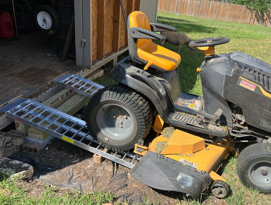 Black Widow Aluminum ATV UTV Trailer Ramps | Model S-4816-2000-2 | Size 4' L x 15.25" W | Capacity 2,000 lb | Horsepower 4 To 90+ HP | For ATV & UTV Loading