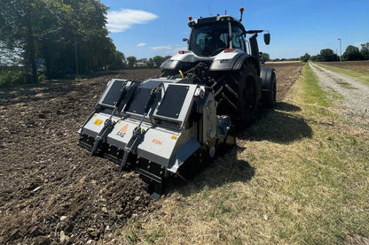 FAE | RSM Stone Crusher | Model 200 To 225 | Width 81.9" To 91.3" | Crushes Stone Up to 20 Inches, 16 Inches Deep | Horsepower 200 To 360 HP | For Tractors