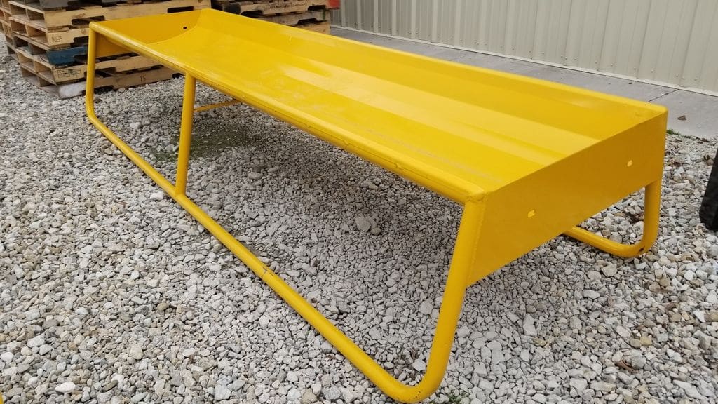 Apache Metal Feed Bunk/Trough | Model 10' | 24" W | 8" D | 21" H | 16 Gauge Steel | For Livestock