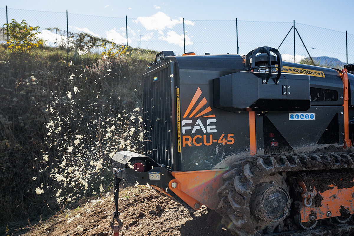 FAE Remote-Controlled Tracked Carrier | Model RCU45 | 44 HP | For Forestry Mulching