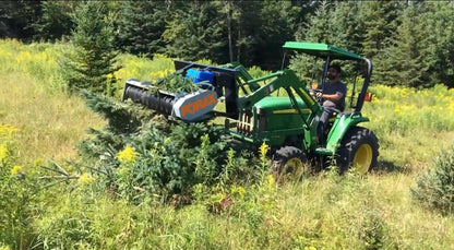 Forax Gas Powered Mulcher | Model GP40 | 40" Cutting Width | 14HP Kohler | For Tractor