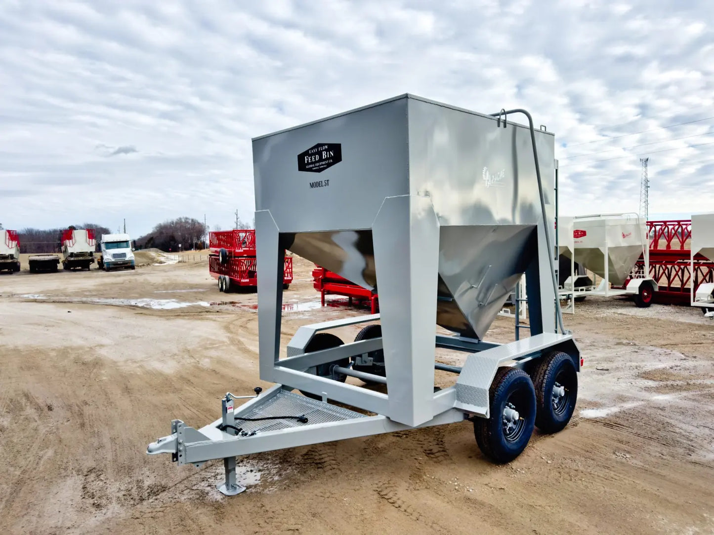 Apache Equipment Feed Bins | 1 Ton – 5.5 Ton | Portable & Stationary | Galvanized Steel