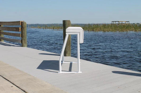 RIO MARINE CUSTOMS | Leaning Post | Model SLLP32 | 32" W x 18" D x 34" H | Versatile and Comfortable Seating | For Boats