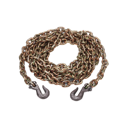 Kinedyne Grade 70 Grab Hook Chain Assembly | Width 5/16" | Length 25' | Working Load Limit 2,135 Kg | 20 Units Per Barrel | For Cargo & Industrial Tie-Down Applications