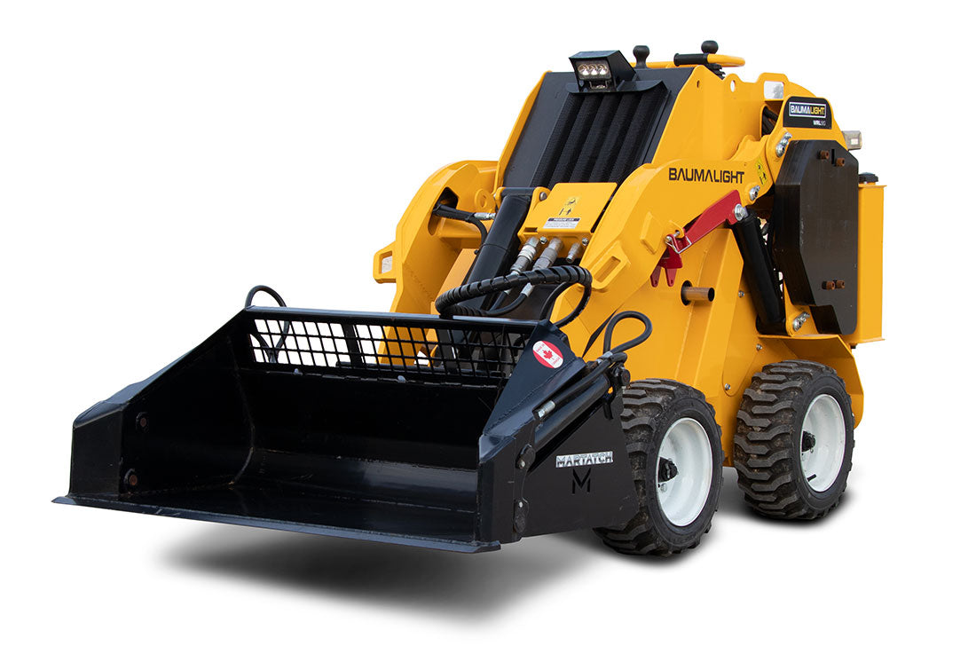 Baumalight Wheeled Mini Skid Steer | Model WRL-58G | Width 38" | Engine Horsepower 22.1 HP | Mini Skid Steer