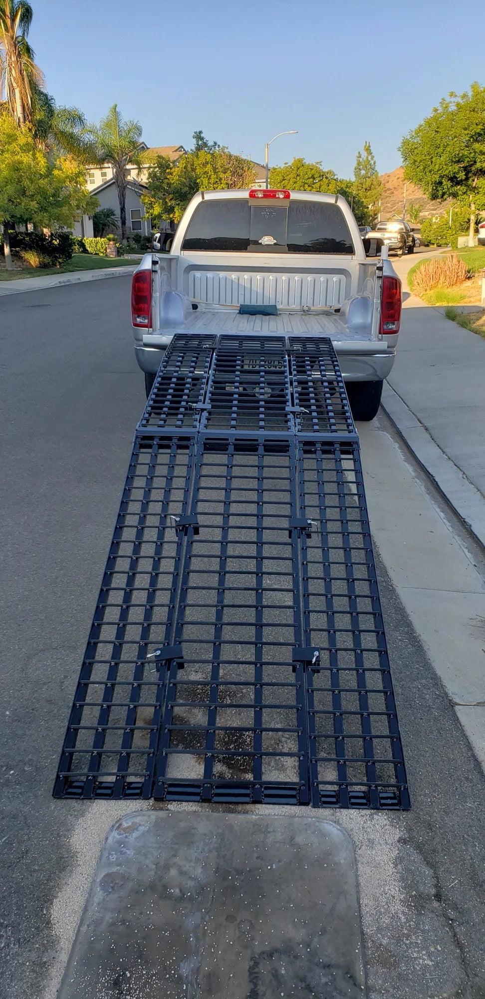 Black Widow Heavy-Duty Folding Arched Motorcycle Ramp | Models BW-12040-HD & BW-14440-HD | Size 40" Wide | Capacity 1,500 lb | For Street, Touring & Cruiser Motorcycles