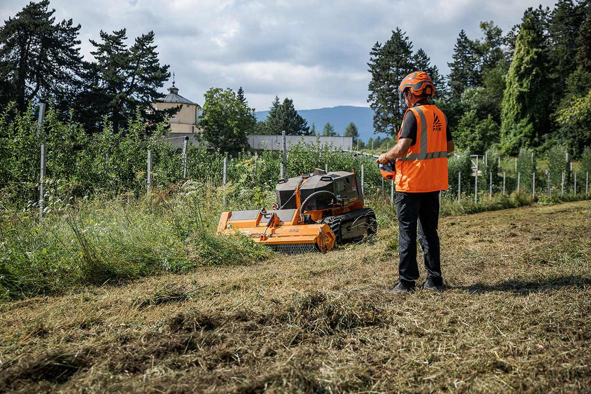 FAE Remote Controlled Tracked Carrier | Model RCU75 | 74 HP | SAE Attachments | For Forestry & Land Clearing
