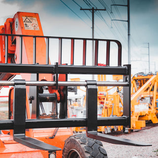 Arrow Pallet Forks Telehandler JCB | Fork Length 48"-96" | Frame Width 48" | Horsepower 74-129 HP | For Telehandler
