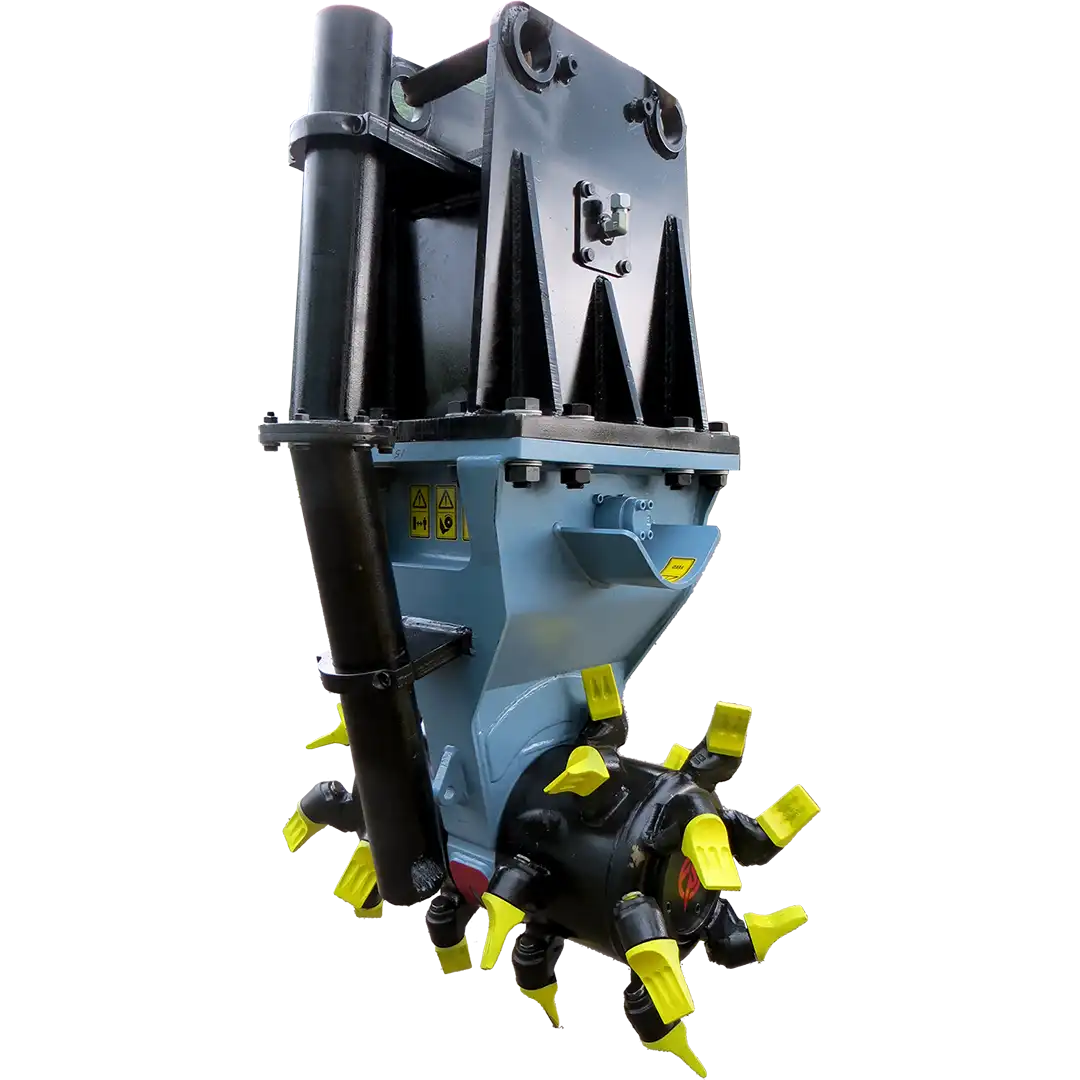 RockZone Soil & Dirt Mixer | Model MXR-D15 | Drum Width 39" | 13 To 20 Tons | For Excavator