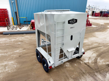 Apache Equipment 5.5 Ton Feed Bin | Stationary & Portable | 8′ Diameter | Heavy‑Duty Steel & Galvanized Steel