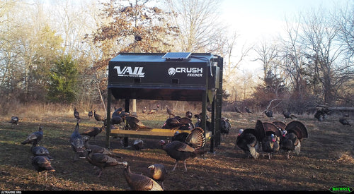 Vail Products Outdoor Feeder | Wide 58" inches | Capacity 90 Cubic Ft