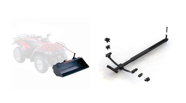 Swisher Dump Bucket & ATV Mount Combo | Model ATVCOMBO | 44" Width | Minimum 350cc Engine Power | Horsepower 10 To 20 HP | For ATV & UTV