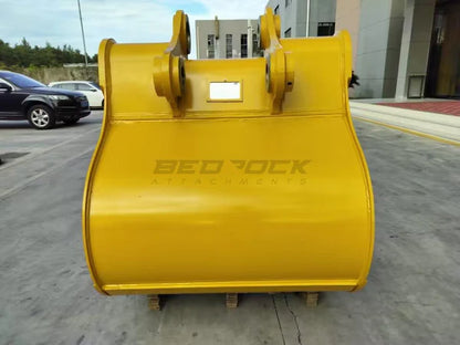 Bedrock Attachments Standard-Duty Bucket | Model 48in SD | Width 48-Inch | Capacity 1.3 CU M | Machine Size 25-30 Tons | For Excavators CAT 325B L, 325C, 330B L