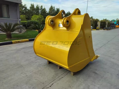 Bedrock Attachments Standard-Duty Bucket | Model 48in SD | Width 48-Inch | Capacity 1.3 CU M | Machine Size 25-30 Tons | For Excavators CAT 325B L, 325C, 330B L