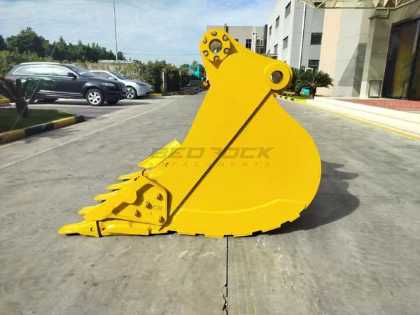 Bedrock Attachments Heavy-Duty Bucket | Model 50 inch HD | Width 50" | Capacity 1.36 CU M | Machine Size 24-30 Tons | For Excavators