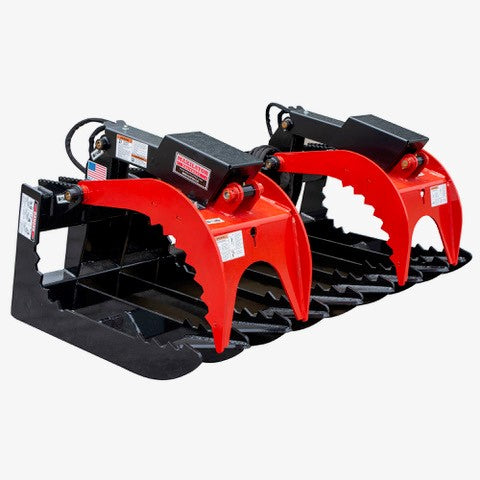 Maxilator Extreme Duty Grapple Open/Flat Bottom | Model MAGXD72 | 72" Attachment Size | For Skid Steer