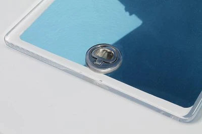 RIO MARINE CUSTOMS | Fiberglass Livewell with Clear Lid | Model RWLW50 | 26.5" D x 24" H | 50 Gallon Capacity | For Commercial Fishing