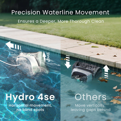 Chasing Cleaner Hydro 4 SE Corded Robotic Pool Cleaner | Pool Size 1,614 Sq.ft | Flow Rate 320 L/min