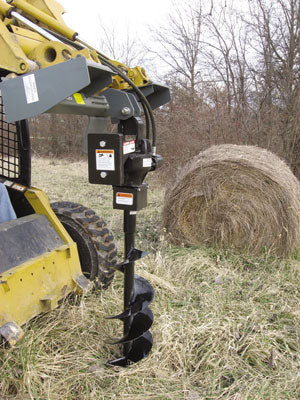 Worksaver | 914HC Hydraulic Auger Drive | Model 914HC (702120) | Auger Size 6"–14" | Hydraulic Flow 5-10 GPM | For Skid Steers