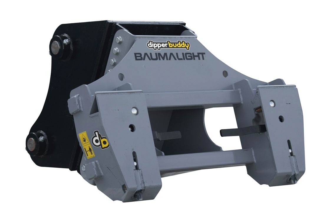 Paladin Concrete Bucket | Concrete Chuter Capacity .5 & .75 Yard | Machine Size 18,500–38,000 lbs | For Excavators