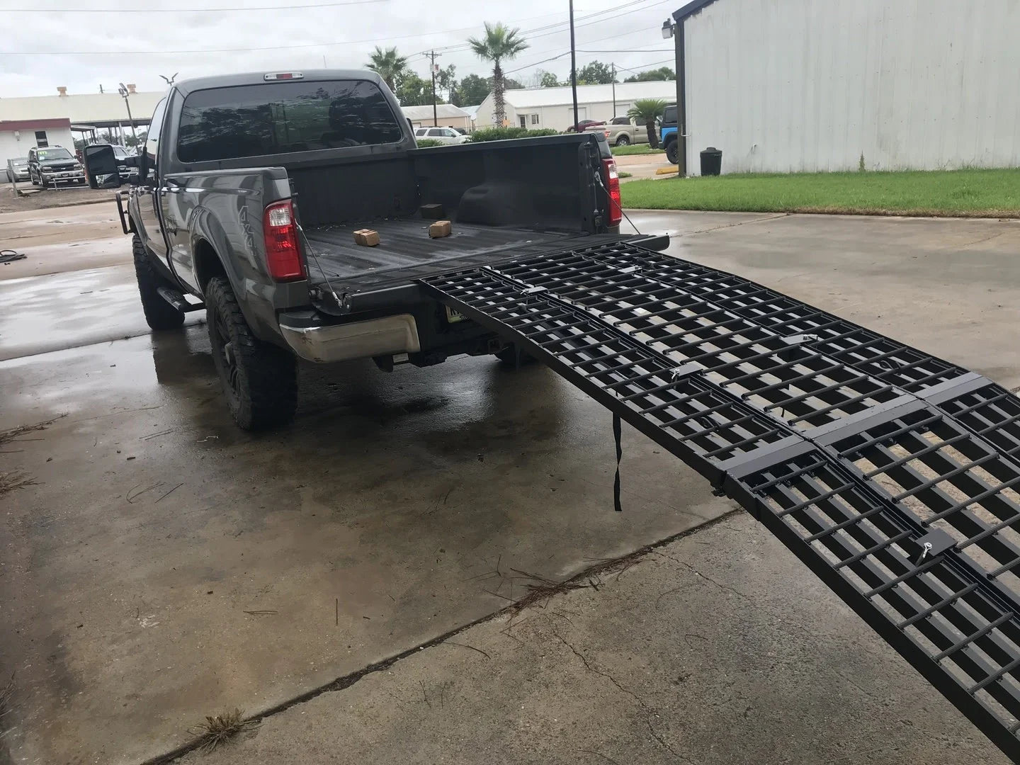 Black Widow Heavy-Duty Folding Arched Motorcycle Ramp | Models BW-12040-HD & BW-14440-HD | Size 40" Wide | Capacity 1,500 lb | For Street, Touring & Cruiser Motorcycles