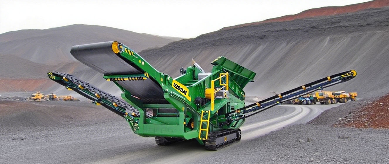 Upsen Heavy-Duty Screener / Scalping Screen | U-ZS1230 & U-ZS1545 | Hopper Volume 3-7 Cubic Meter | Max Feed Size 500-800 mm