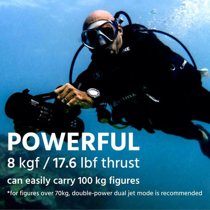 Lefeet Underwater Scooter | Model S1 PRO | Width 11.81" | Thrust 8 kgf | Depth 40m | For Scuba & SUP