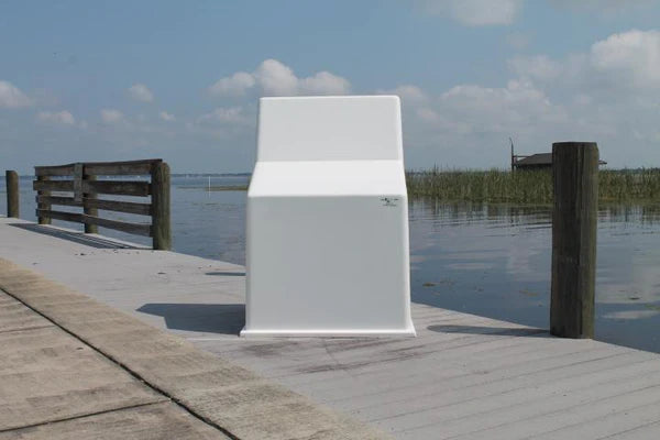 RIO MARINE CUSTOMS | Fiberglass Boat Console | Model CMCC09 | 38" W x 53" H x 38" D | Heavy-Duty Nida-Core Construction | For Single & Twin Engine Boats