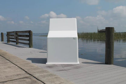 RIO MARINE CUSTOMS | Fiberglass Boat Console | Model CMCC09 | 38" W x 53" H x 38" D | Heavy-Duty Nida-Core Construction | For Single & Twin Engine Boats