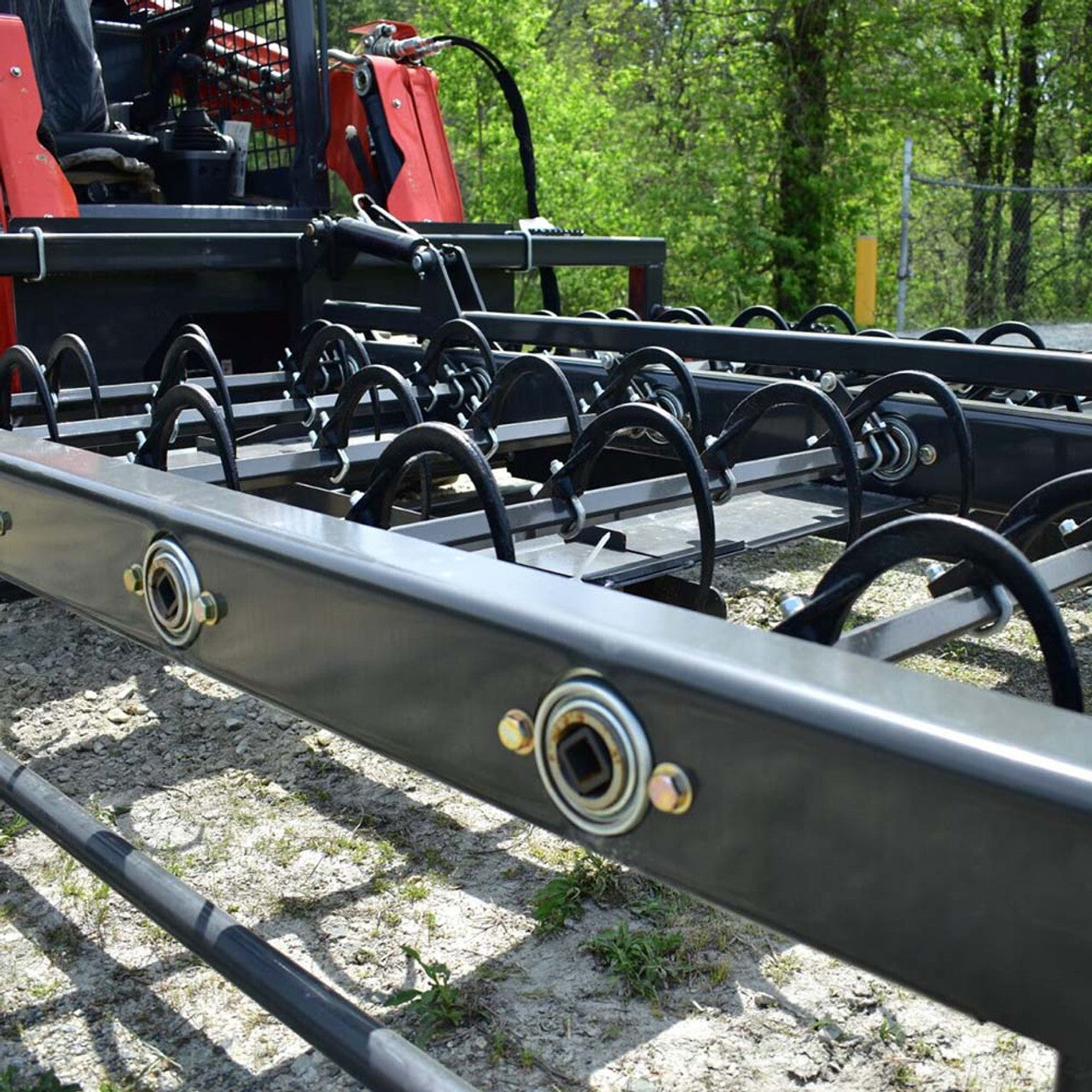 CID HAY ACCUMULATOR GRAPPLE WITH STACK BLADES FOR SKID STEER