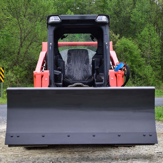 CID 4-Way Angle Dozer Blade With Hydraulic Valve | 72" and 96" Width | For Skid Steer