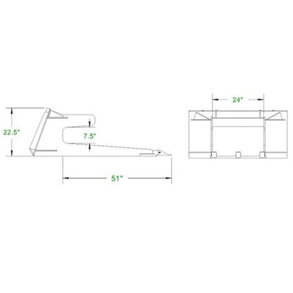 CID 625 LBS CONCRETE CLAW WITH TOP & BOTTOM PLATES FOR SKID STEER