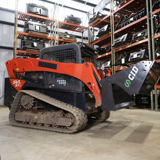 CID Heavy Duty 4-N-1 Bucket Attachment | HD4N1 Series | Width 63", 66" & 72" | 12–18 GPM | For Skid Steers