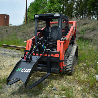 CID Fork Grapple | Model FG, FG5500 & C3FG | Tine Length 48", 60" & 72" | 12–18 GPM | For Skid Steers