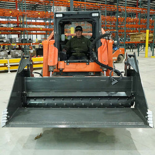 CID Multi-Purpose Power Rake | Working Width 72", 78" & 84" | 15-25 GPM | For Skid Steers