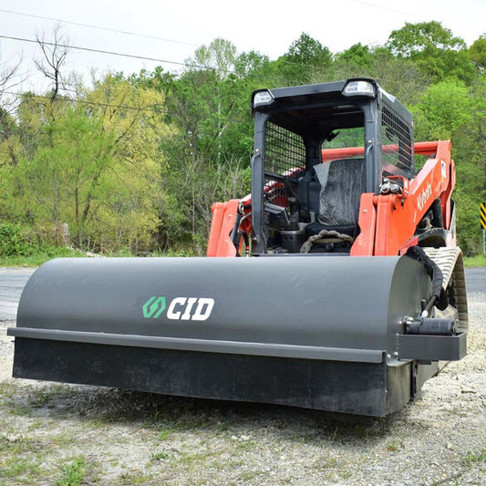 CID 72" and 84" Pick Up Broom With Poly Steel For Skid Steer