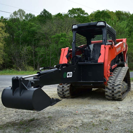 CID X-Treme Stiff Arm Backhoe | 8" to 24" Multiple Bucket Size | For Skid Steer