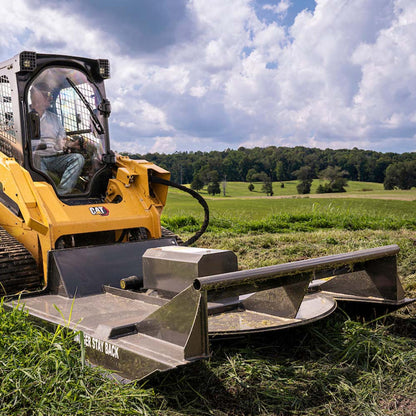 CID X-TREME BRUSH CUTTER WITH HIGH TORQUE MOTOR ATTACHMENT FOR SKID STEER