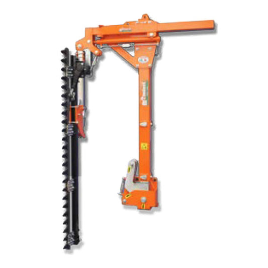 Rinieri Pruning Machine CRL Tower-1 I with Sickle Bar | Hydraulic Lifting and Tilting for Tractor