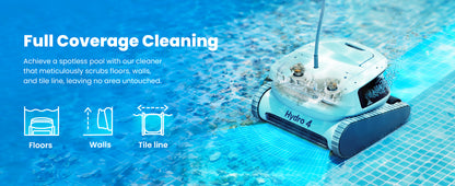 Chasing Cleaner Hydro 4 Corded Robotic Pool Cleaner | Pool Size 1,614 Sq.ft | Flow Rate 320 L/min