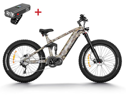 HIMIWAY Cobra Pro Softail Electric Mountain Bike | 1000W Motor | 48V 20Ah