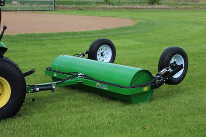 TurfTime 24” Smooth Roller 3/8” Heavy Duty AR-24 Series Turf Rollers 4’ to 12’ - Pull Type, 3pt, Skid Steer Mount For Tractor or Skid Steer