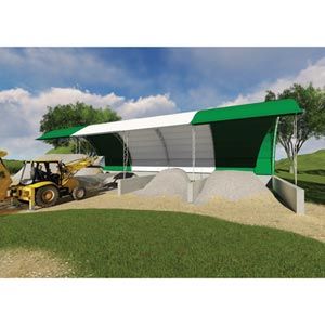 FarmTek ClearSpan™ HD Commodity Building System | Open-Sided, Durable Storage Solution