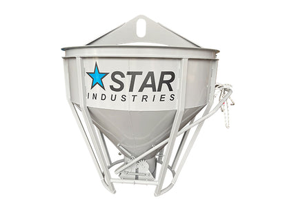 Star Industries Crane & Forklift Concrete Bucket | Width 49" | 6–35 GPM | For Mini Skid Steers
