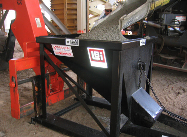 Star Industries Forklift Concrete Hopper | Model 1575 | Capacity 3/4 Cu. Yd. | For Forklift