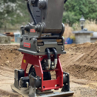 Connect Work Tools Plate Compactor | Model CC22K | Plate 34" × 50" | 30 To 40 Ton | For Excavator