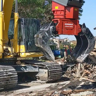 Connect Work Tools Rotating Grapple | Model CG40 | Width 52.1" | Jaw Width 62" | 42 To 50 Ton | For Excavators